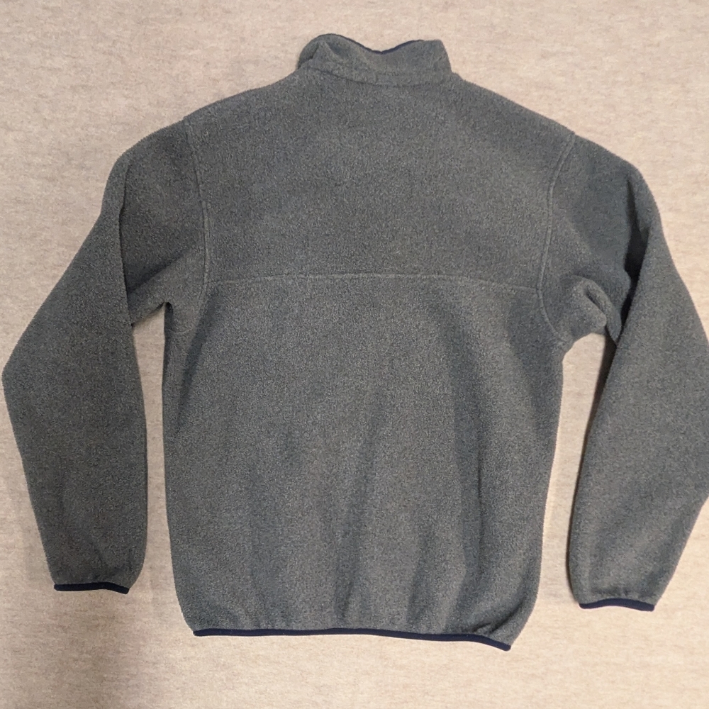 Patagonia Synchilla Snap Gray Fleece Pullover Size Small Men Or Women - Picture 8 of 8